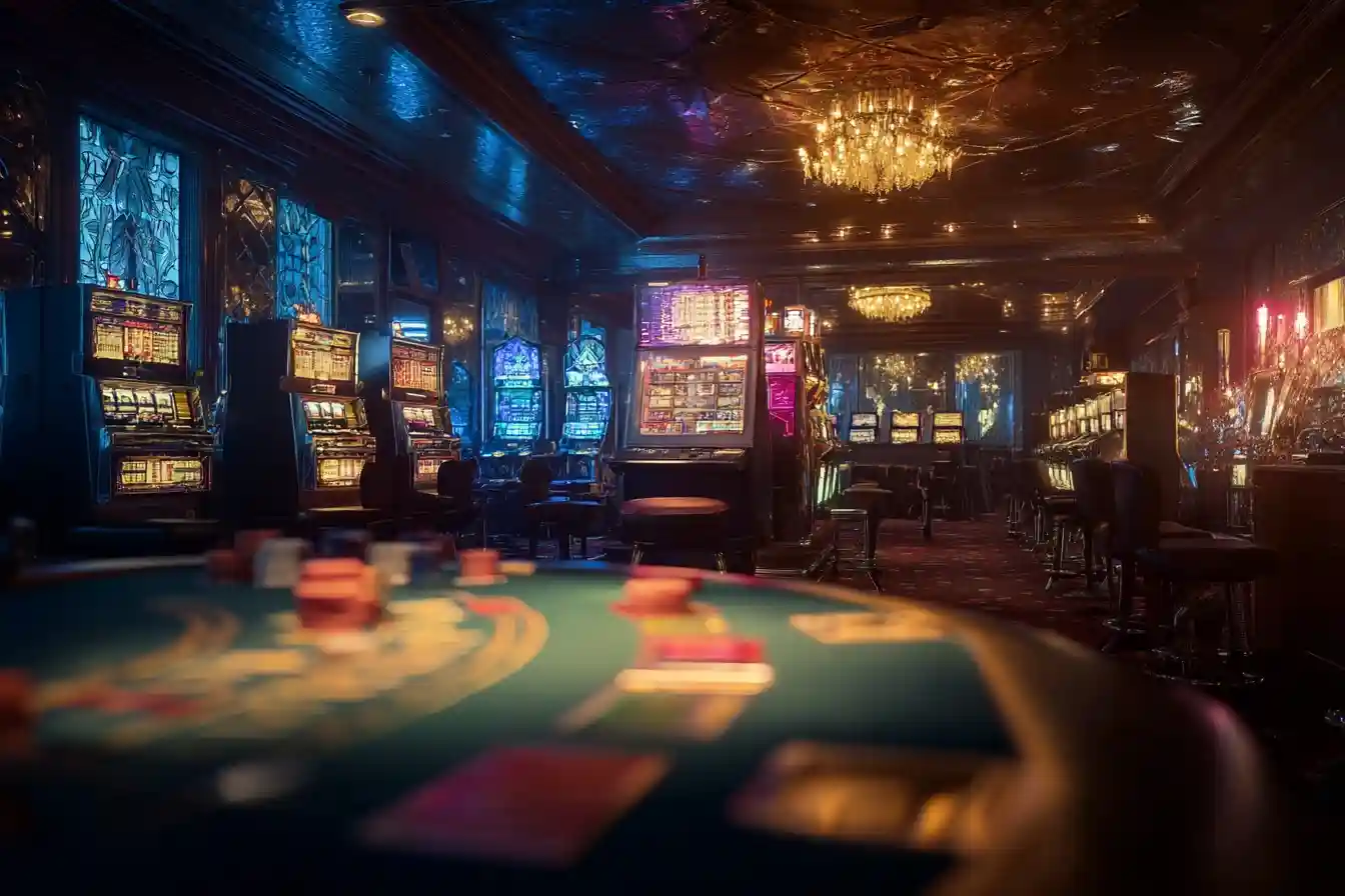 people playing slot games