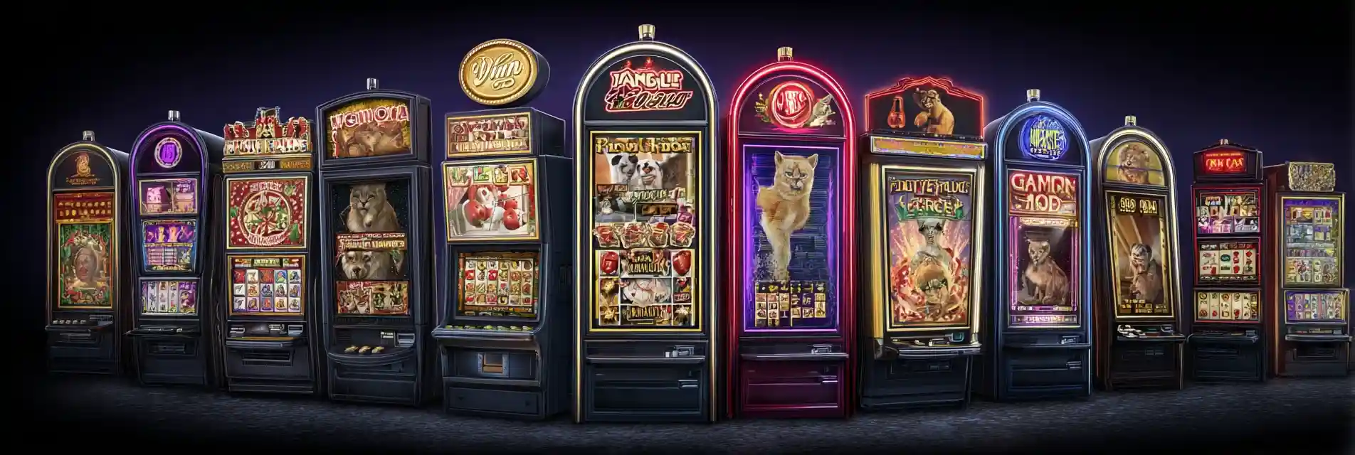 Illustration of a classic slot machine